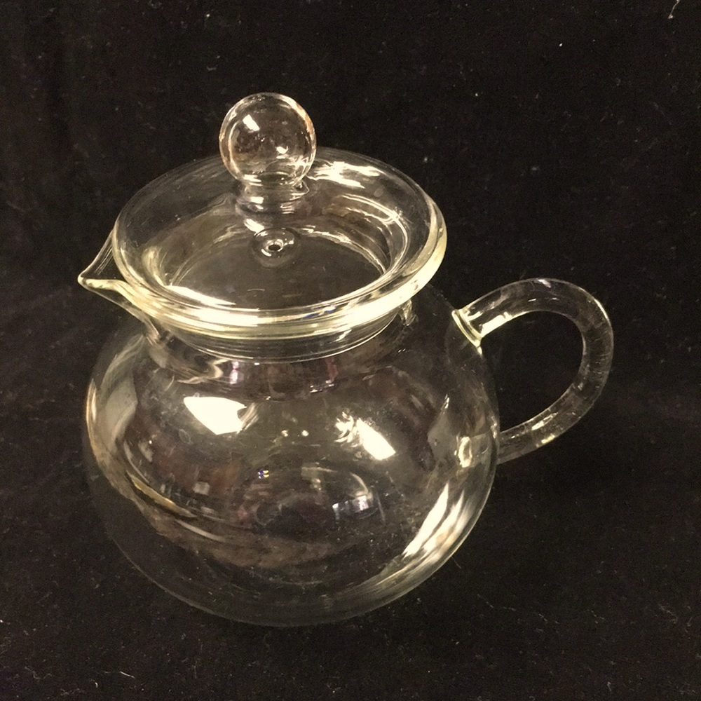 Clear Glass Tea Pot with Lid